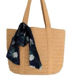 Draper James Straw Tote Bag